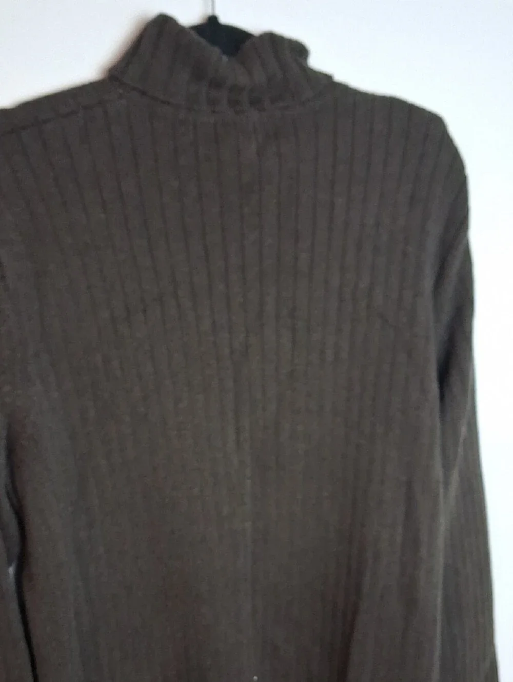 Old Navy Men's Olive Ribbed Turtleneck Sweater